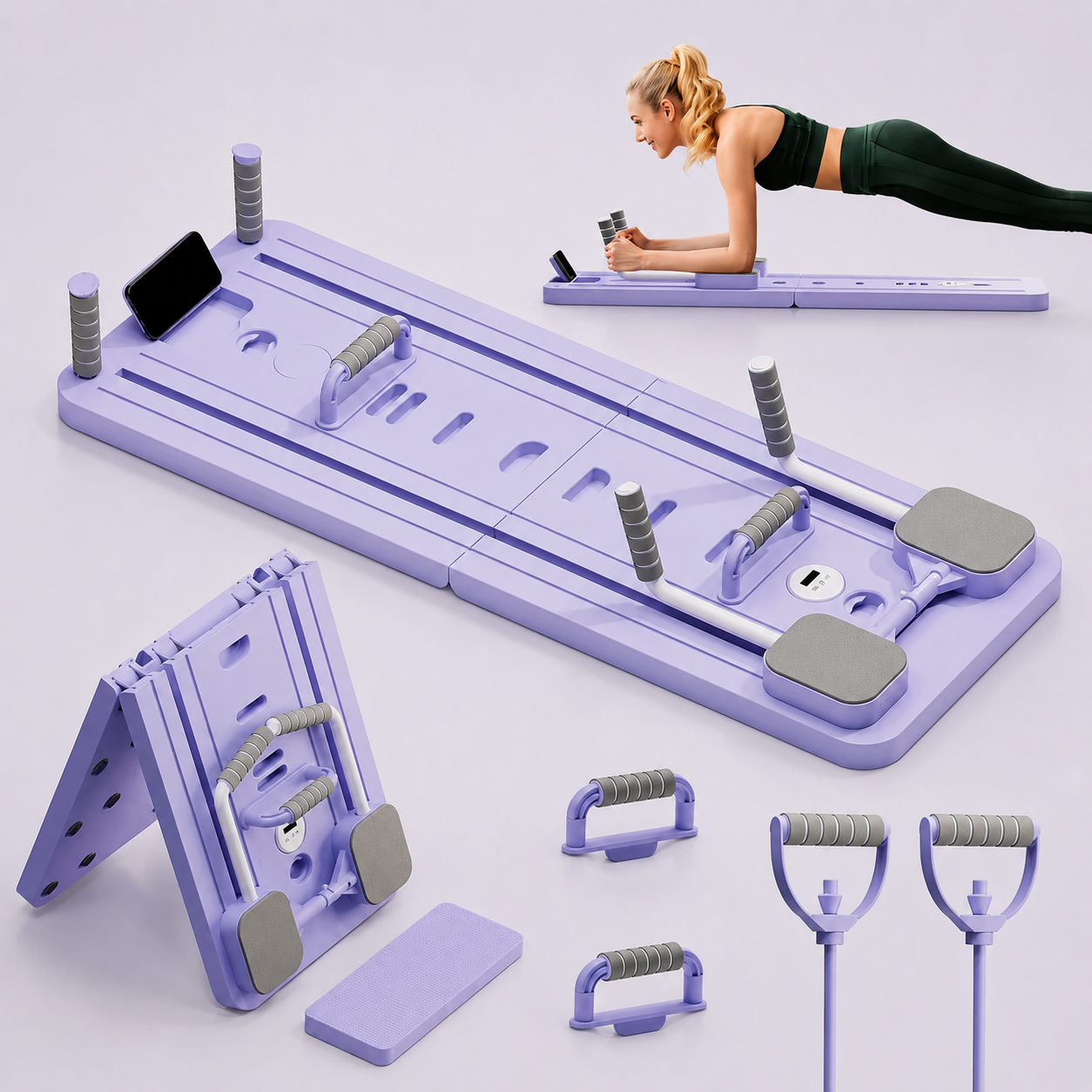 FitVanta™ Foldable Pilates Reformer Board