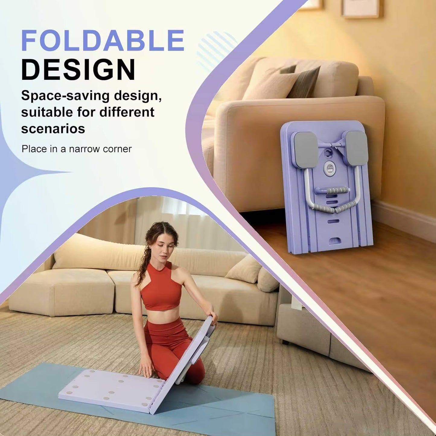 FitVanta™ Foldable Pilates Reformer Board